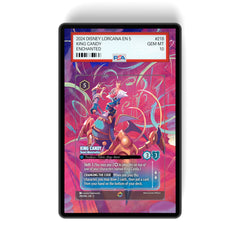 King Candy - Sweet Abomination (Enchanted) Chapter 5 - PSA Size Graded Card Case Extended Artwork Display with GradeGuardian Protection