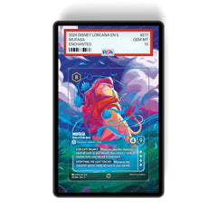 Mufasa - Ruler of Pride Rock (Enchanted) Chapter 5 - PSA Size Graded Card Case Extended Artwork Display with GradeGuardian Protection