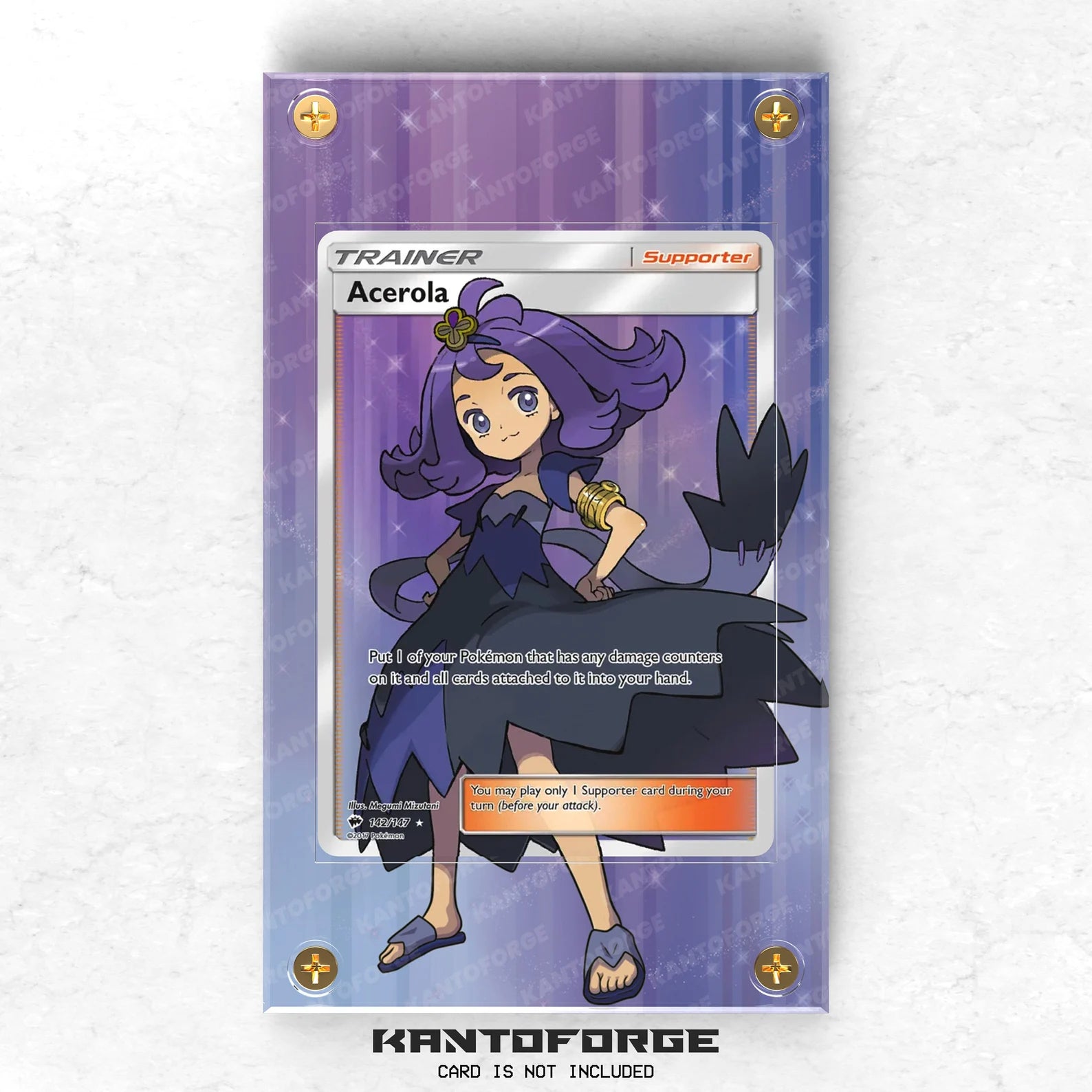 Acerola 142/147 - Pokmon Extended Artwork Display Case KantoForge Acerola 142/147 - Pokmon Extended Artwork Display Case KantoForge