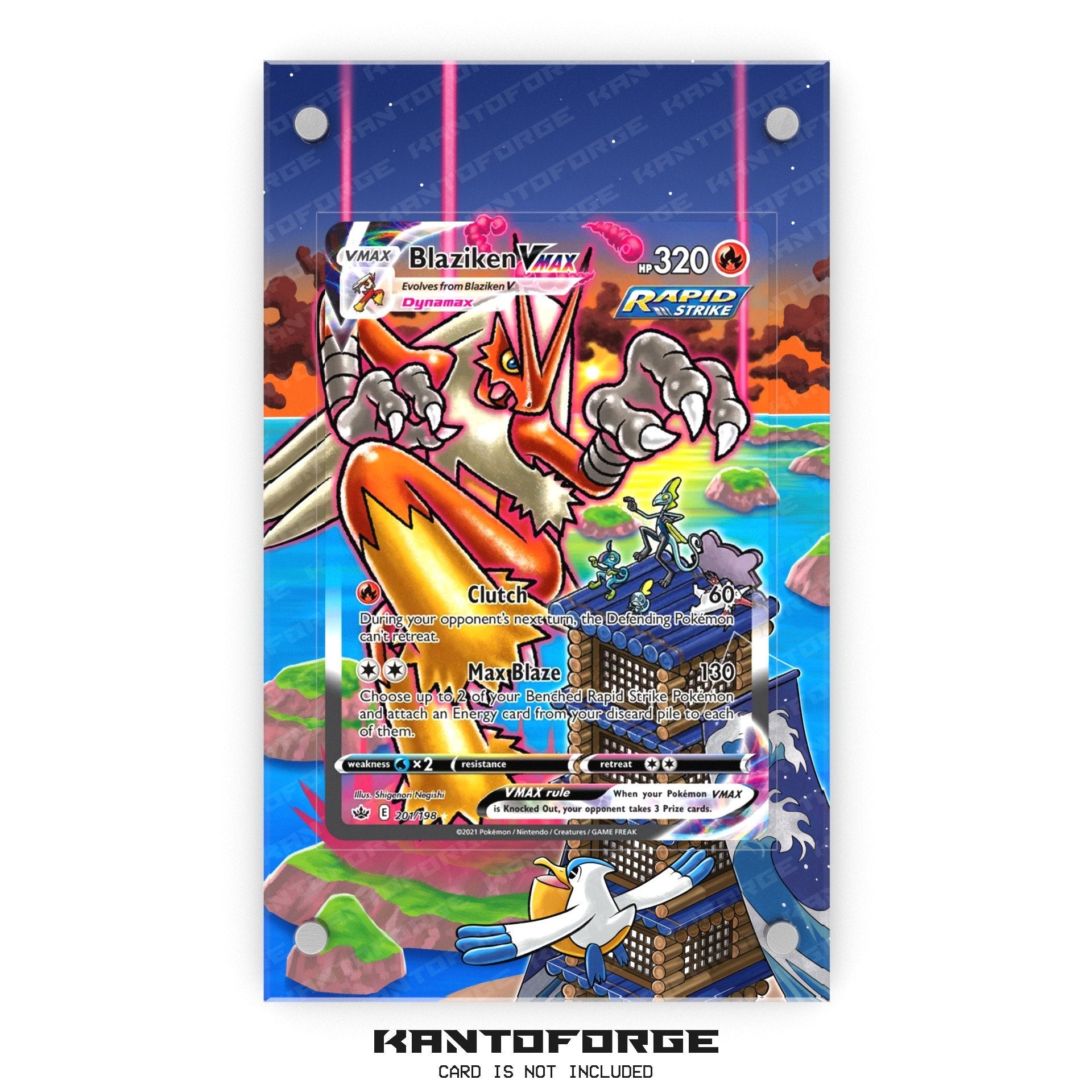 a poster of a cartoon character holding a sword