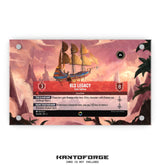 a card with a pirate ship on it
