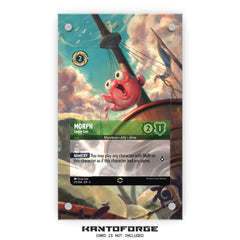 a card with a picture of a cartoon character on it