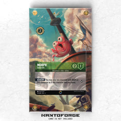 a card with a picture of a cartoon character on it