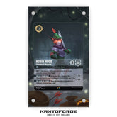 a card with a picture of robin hood