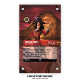 a card with a picture of captain hook