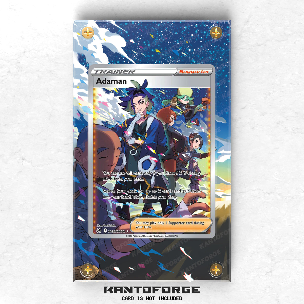 Adaman GG57/GG70 - Pokémon Extended Artwork Protective Card Display Case