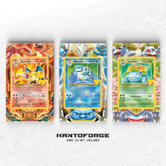 Base Set Trio Bundle - Pokémon Extended Artwork Protective Card Display Case