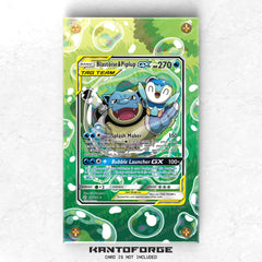 Blastoise & Piplup 215/236 - Pokémon Extended Artwork Protective Card Display Case