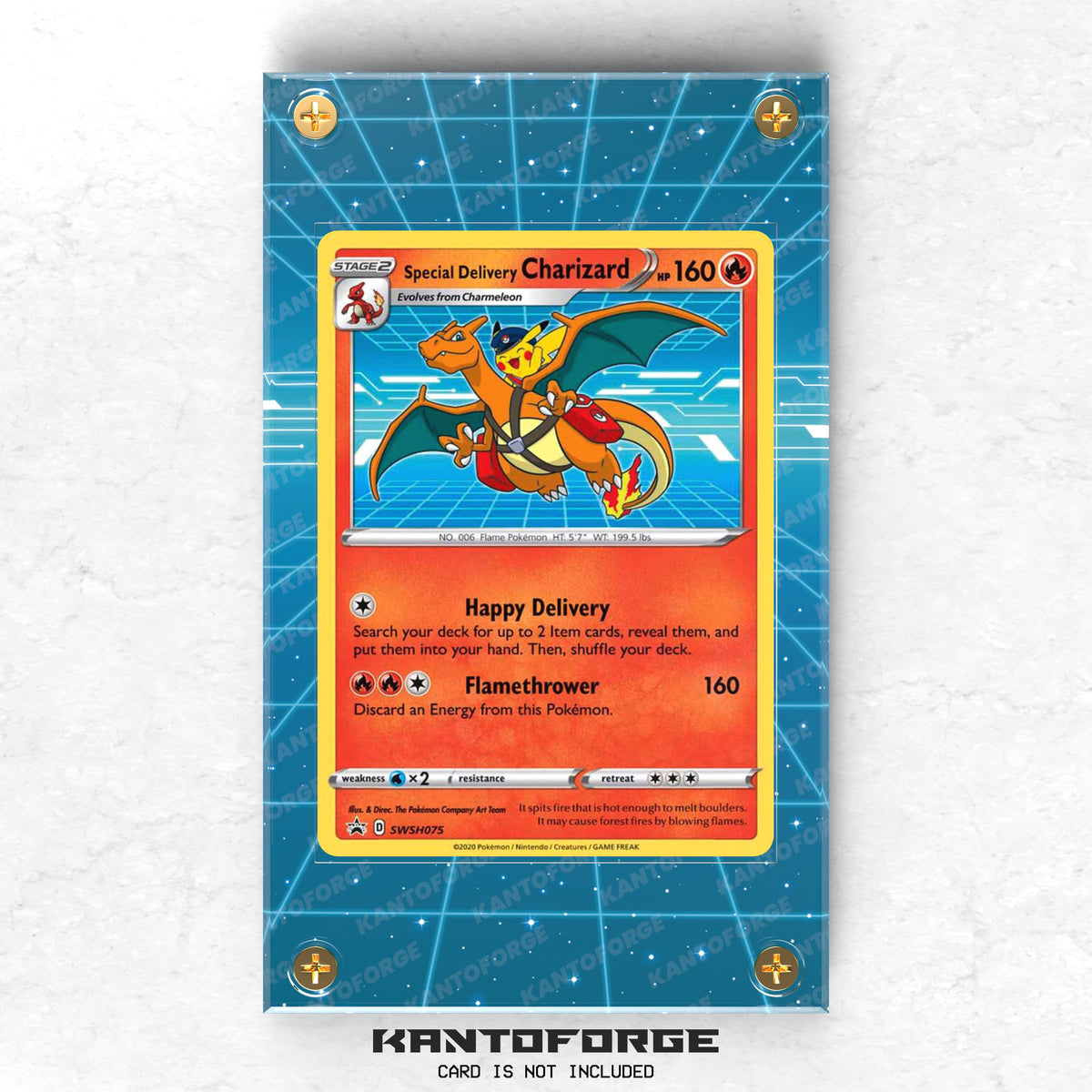 Special Delivery Charizard SWSH075 - Pokémon Extended Artwork Display Case