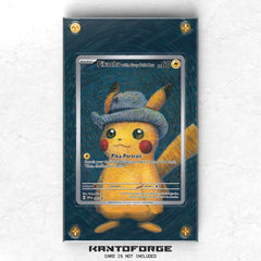 Pikachu with Grey Felt Hat - SVP 085  - Pokémon Extended Artwork Protective Card Display Case