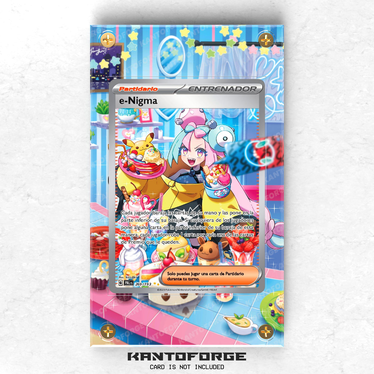 Iono 269/193 - Pokémon Extended Artwork Protective Card Display Case
