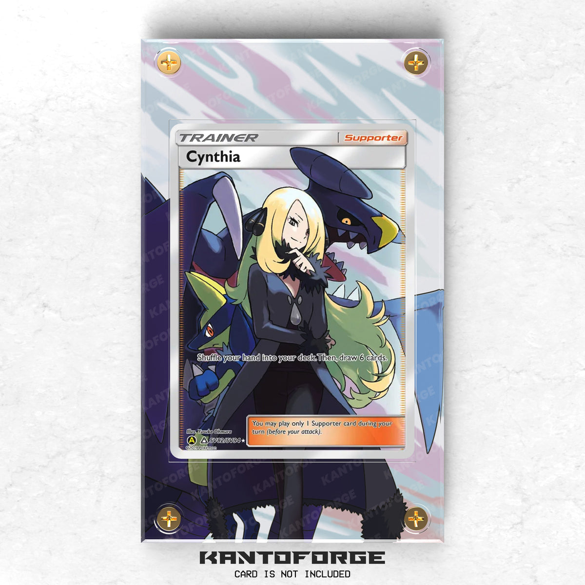 Cynthia SV82/SV94 - Pokémon Extended Artwork Protective Card Display Case