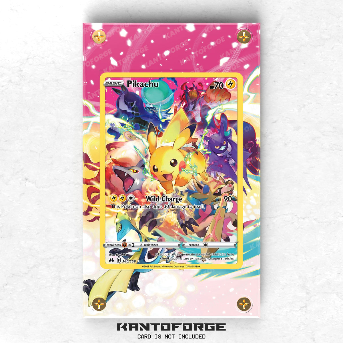 Pikachu 160/159 - Pokémon Extended Artwork Protective Card Display Case