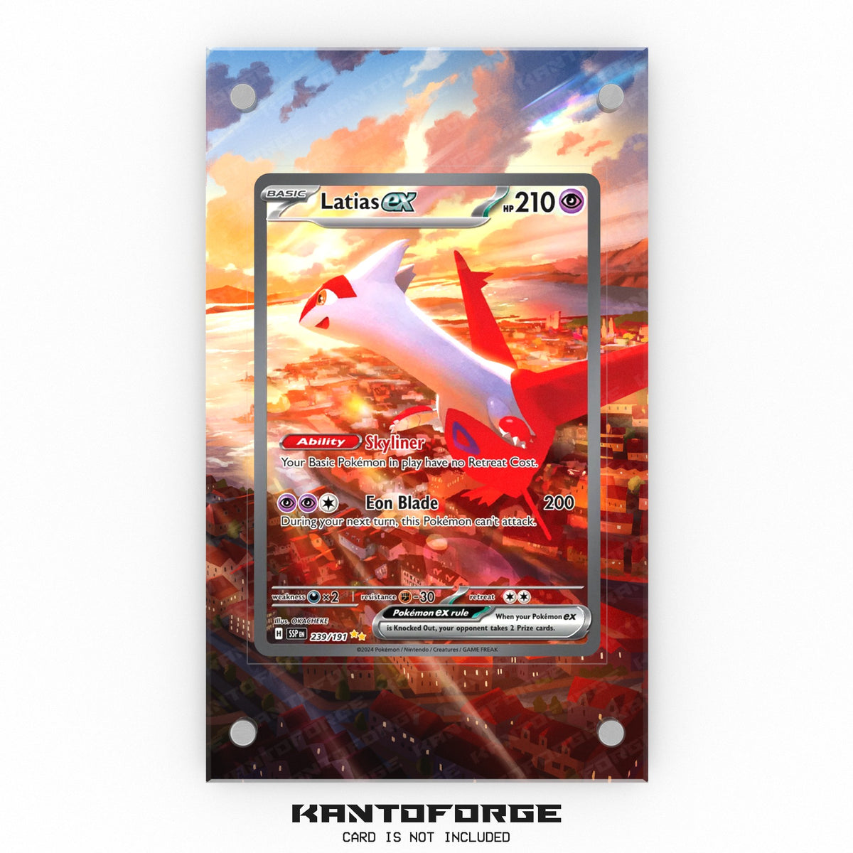 Latias 239/191 - Pokémon Extended Artwork Display Case