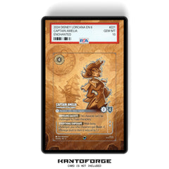 Captain Amelia - Commander of the Legacy (Enchanted) Chapter 6 - PSA CSG AGS Graded Card Case Extended Artwork Display with GradeGuardian Protection