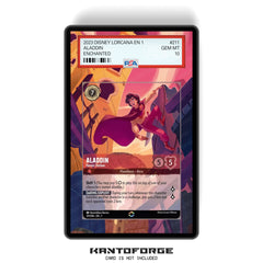 Aladdin - Heroic Outlaw (Enchanted) Chapter 1 - PSA CSG AGS Graded Card Case Extended Artwork Display with GradeGuardian Protection