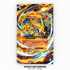 MEGA Charizard-EX 107/106 - Pokémon Extended Artwork Display Case