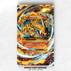 MEGA Charizard-EX 107/106 - Pokémon Extended Artwork Display Case