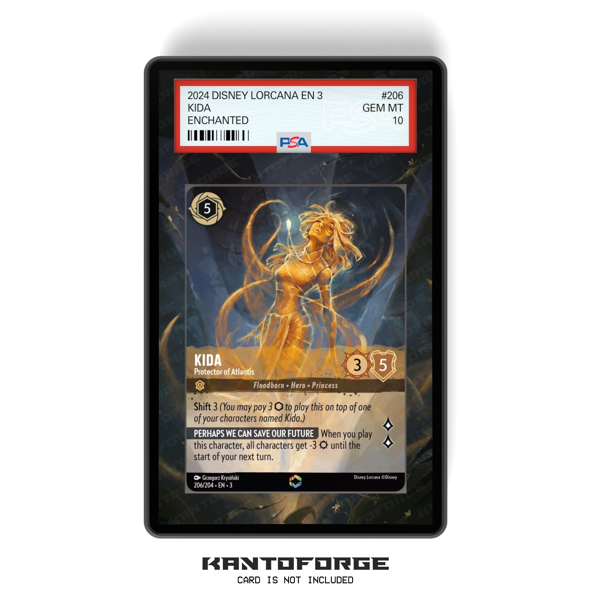 Kida - Protector of Atlantis (Enchanted) Chapter 3 - PSA Size Graded C KantoForge Kida - Protector of Atlantis (Enchanted) Chapter 3 - PSA Size Graded C KantoForge
