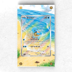 Squirtle Evo Line Bundle (Squirtle/Wartortle/Blastoise) - Pokémon Extended Artwork Display Case x3