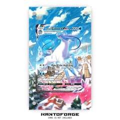 Ice Rider Calyrex VMAX 203/198 | Pokémon Extended Artwork Protective Card Display Case