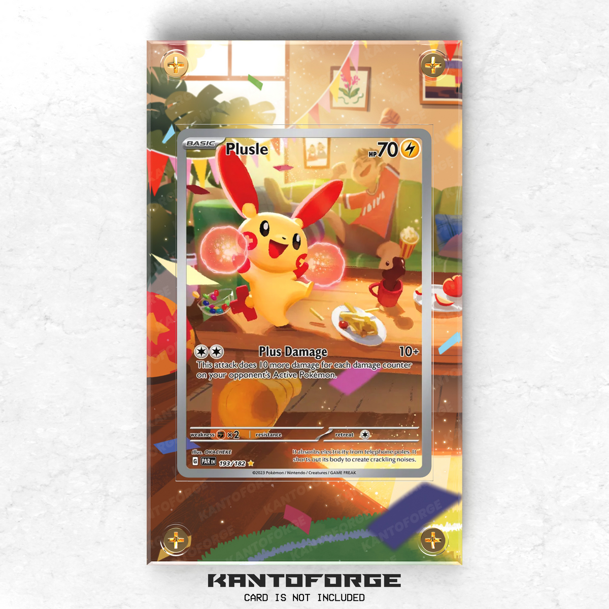 Plusle 193/182 - Pokémon Extended Artwork Display Case