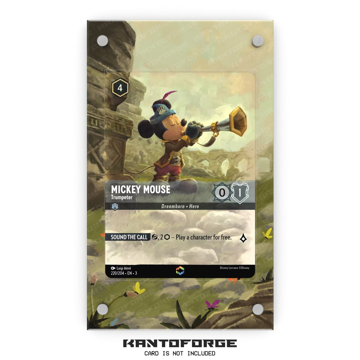 an image of a card with mickey mouse on it