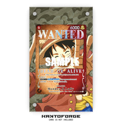 Luffy Wanted ST01-012 - One Piece Extended Artwork Protective Card Display Case